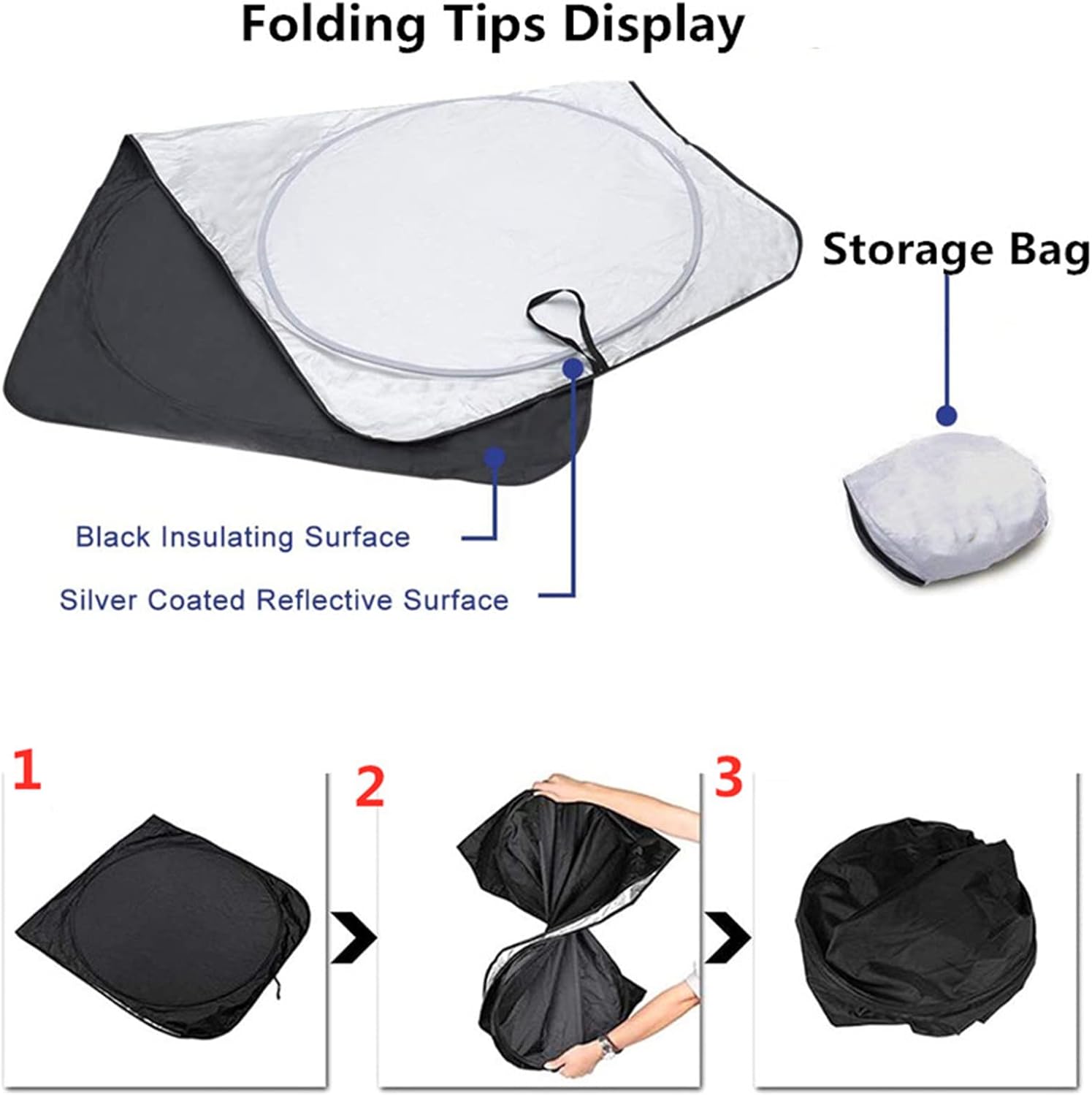 Pare-Soleil Pare-Brise Avant &amp; Arrière