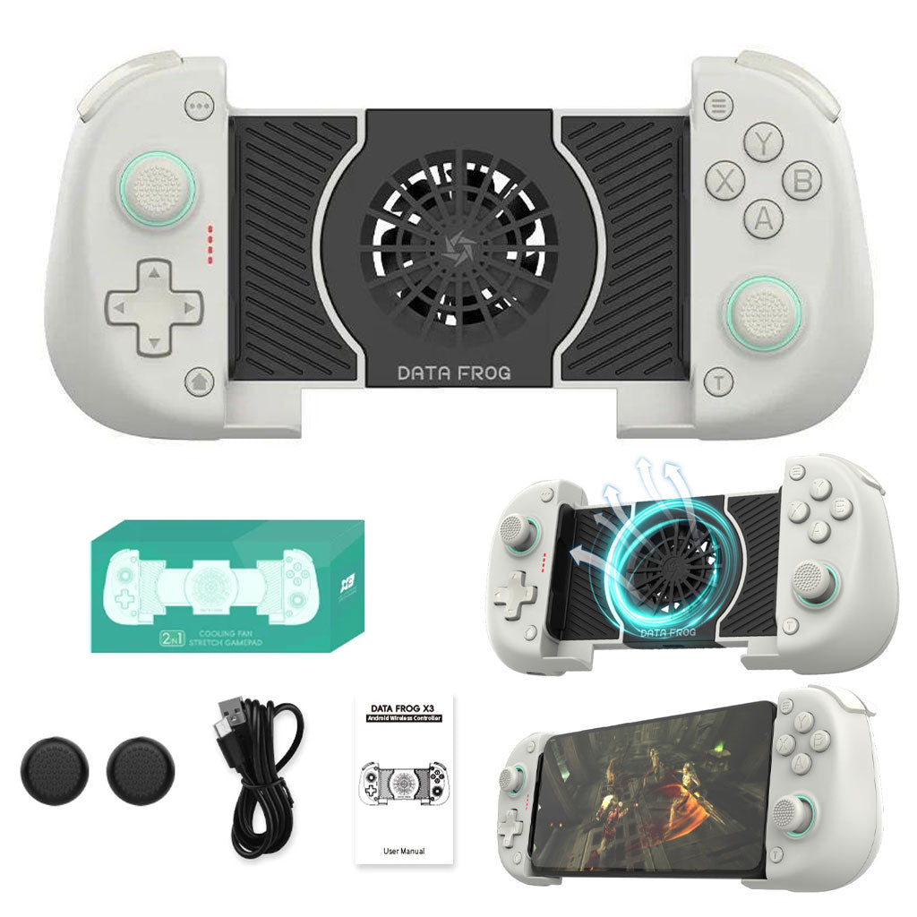Manette Bluetooth DATA FROG X3 avec Ventilateur de Refroidissement Intégré