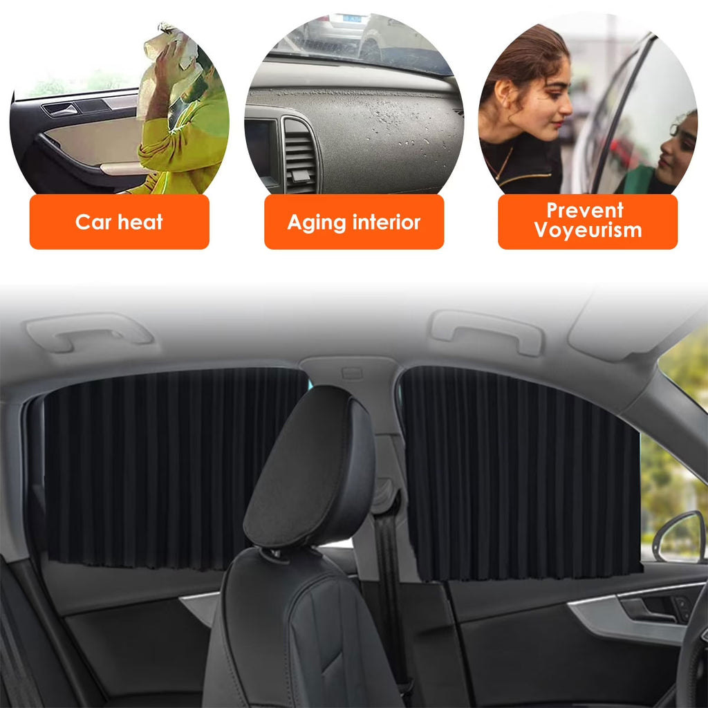 Rideaux Pare-Soleil Magnétiques pour Voiture