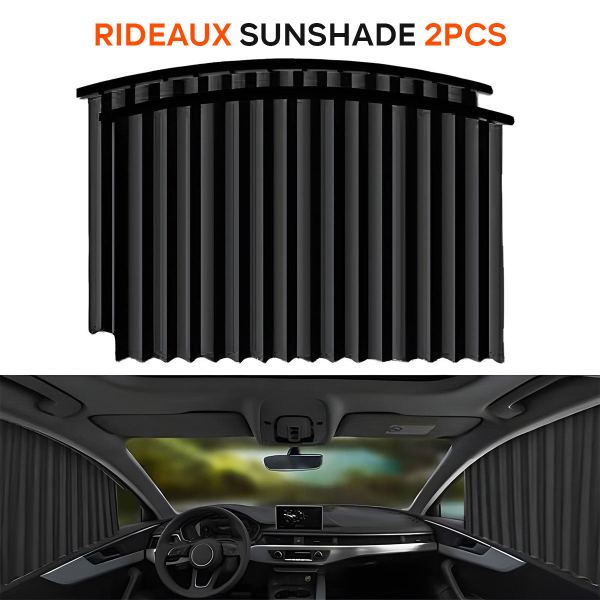 Rideaux Pare-Soleil Magnétiques pour Voiture