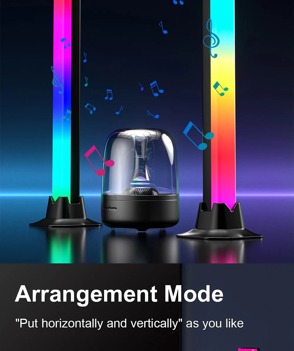 Barres LED RGB pour Bureau – Ambiance Lumineuse et Décorative 2 pièces – أعمدة إضاءة للمكتب