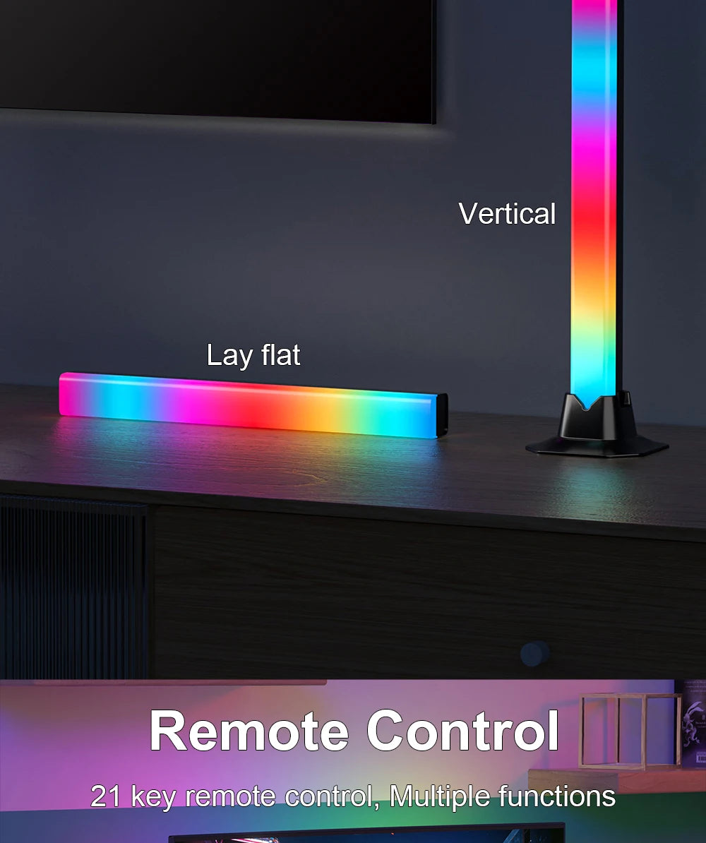 Barres LED RGB pour Bureau – Ambiance Lumineuse et Décorative 2 pièces – أعمدة إضاءة للمكتب