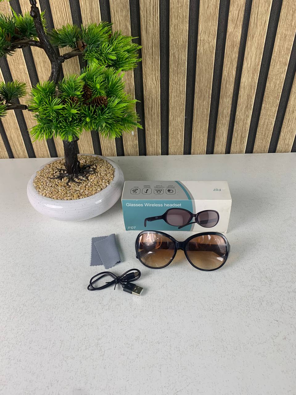 Lunettes Intelligentes Bluetooth Sans Fil نظارات شمسية ذكية · سماعات لاسلكية · مكالمات مجانية · عدسات UV400