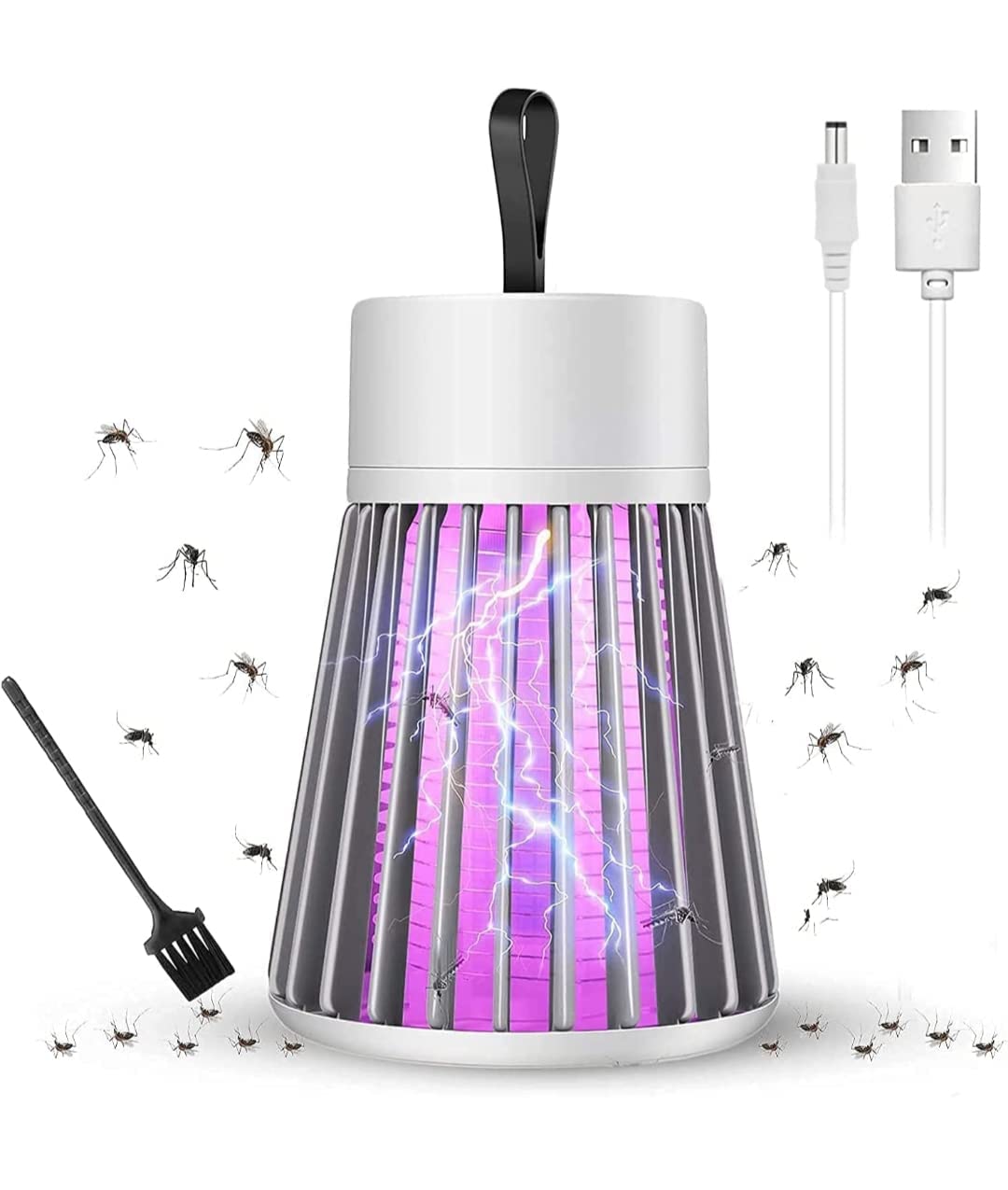Lampe Anti-Moustiques Électrique UV Rechargeable : Votre Bouclier Contre les Insectes !