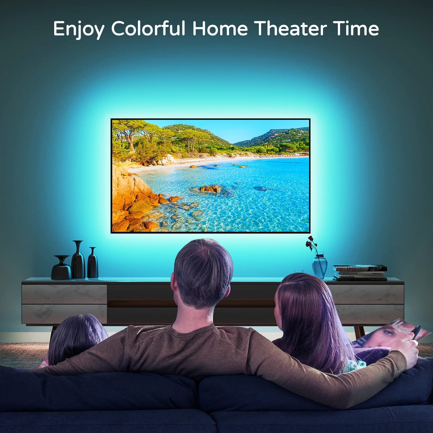 Ruban LED RGB 5M avec Contrôle Bluetooth – Ambiance Dynamique et Personnalisée