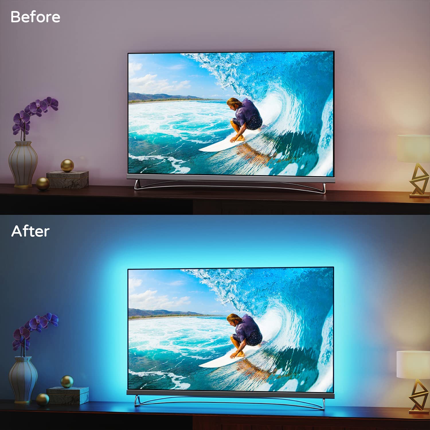 Ruban LED RGB 5M avec Contrôle Bluetooth – Ambiance Dynamique et Personnalisée