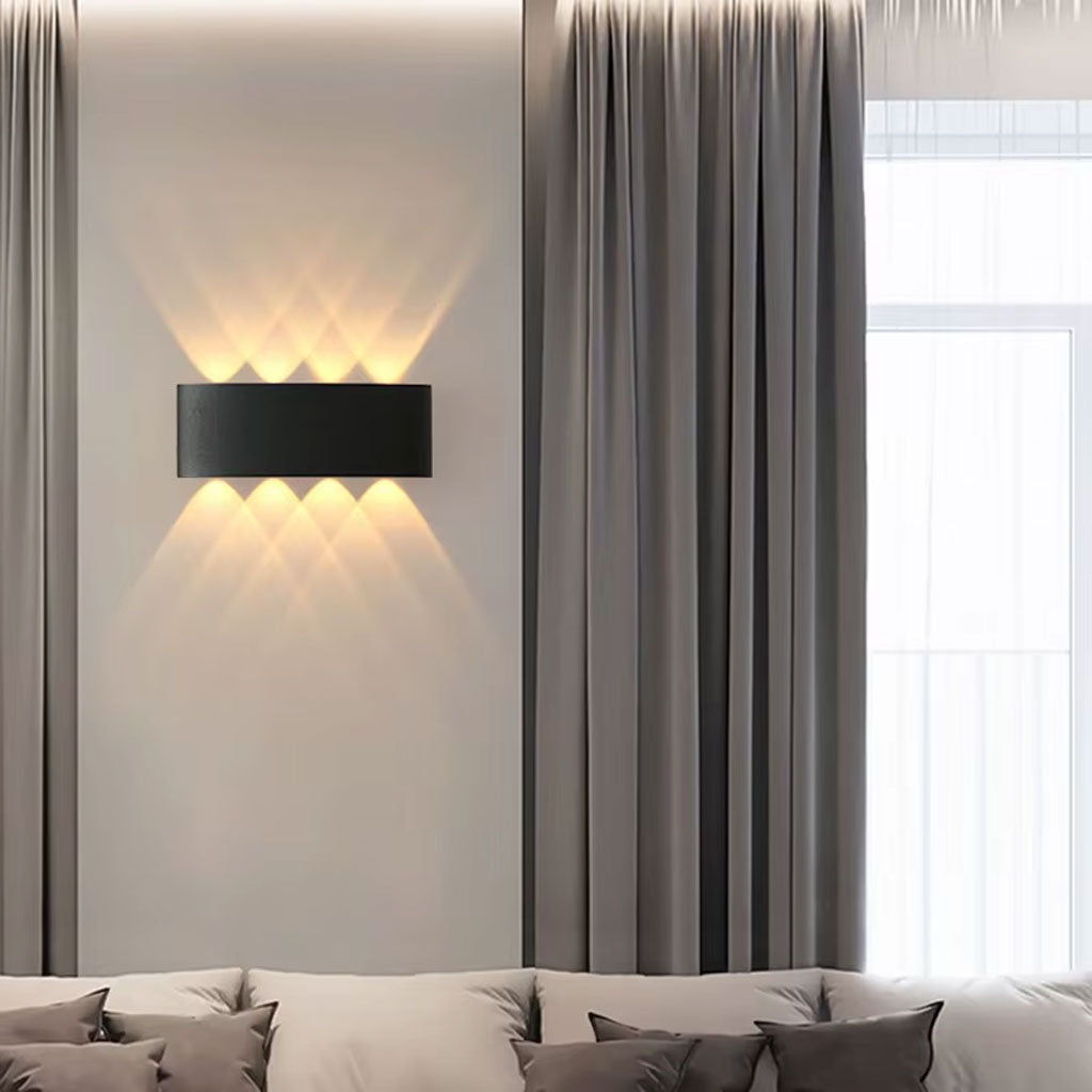 Applique Murale LED Étanche 8W - Lumière Blanc Chaud 6500K