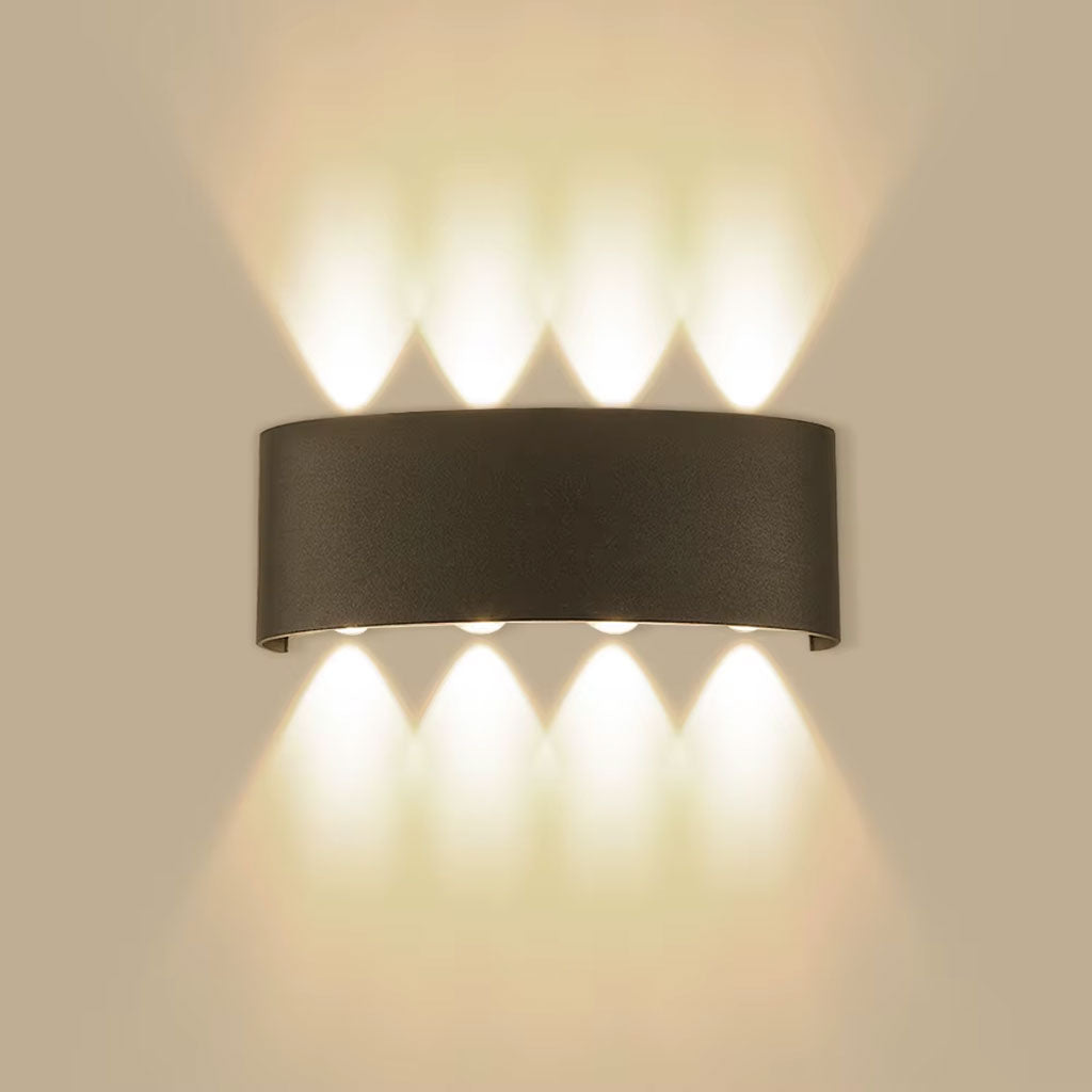 Applique Murale LED Étanche 8W - Lumière Blanc Chaud 6500K