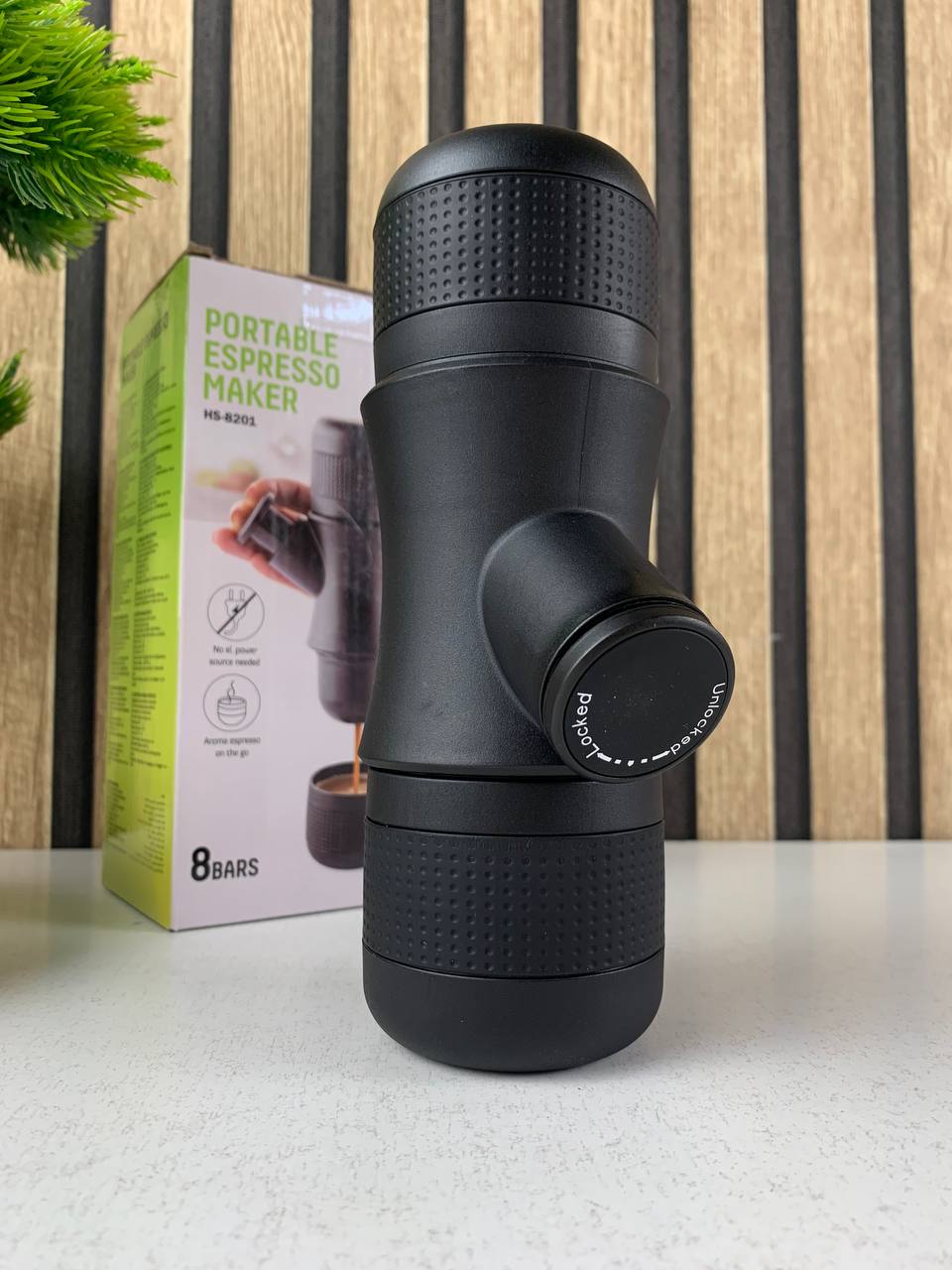 Machine à Expresso Manuelle Portable – Votre café préféré partout, sans électricité !