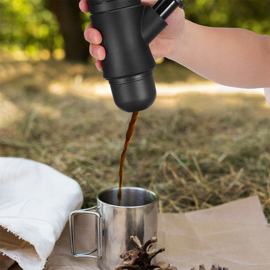 Machine à Expresso Manuelle Portable – Votre café préféré partout, sans électricité !
