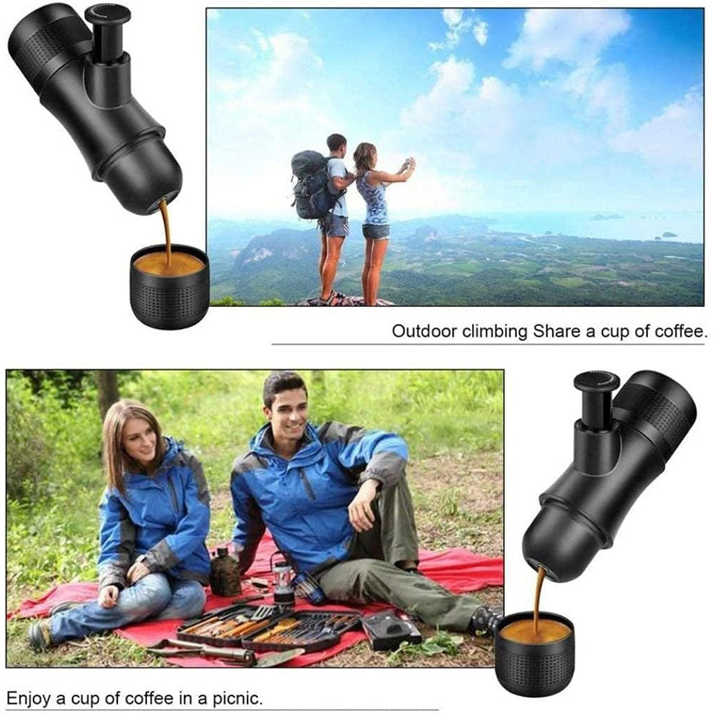 Machine à Expresso Manuelle Portable – Votre café préféré partout, sans électricité !