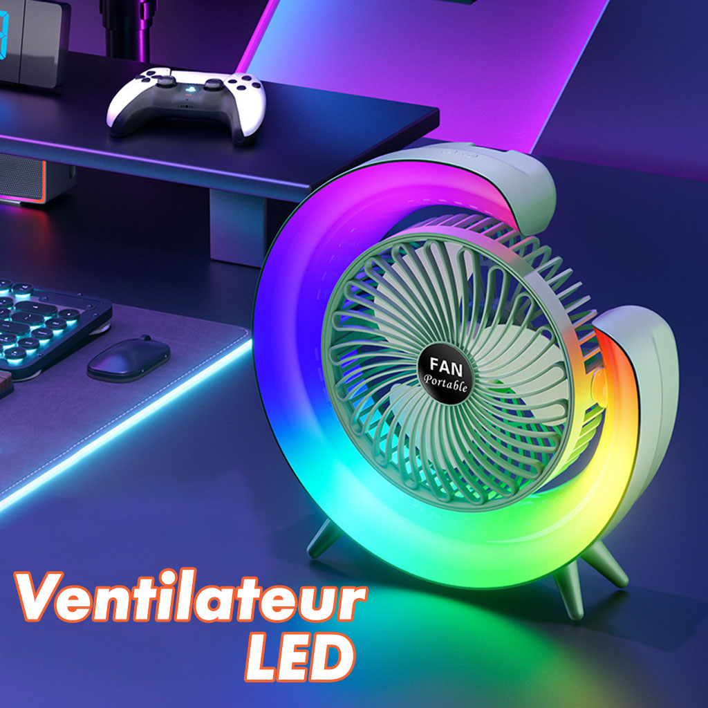 Ventilateur du bureau avec LED G