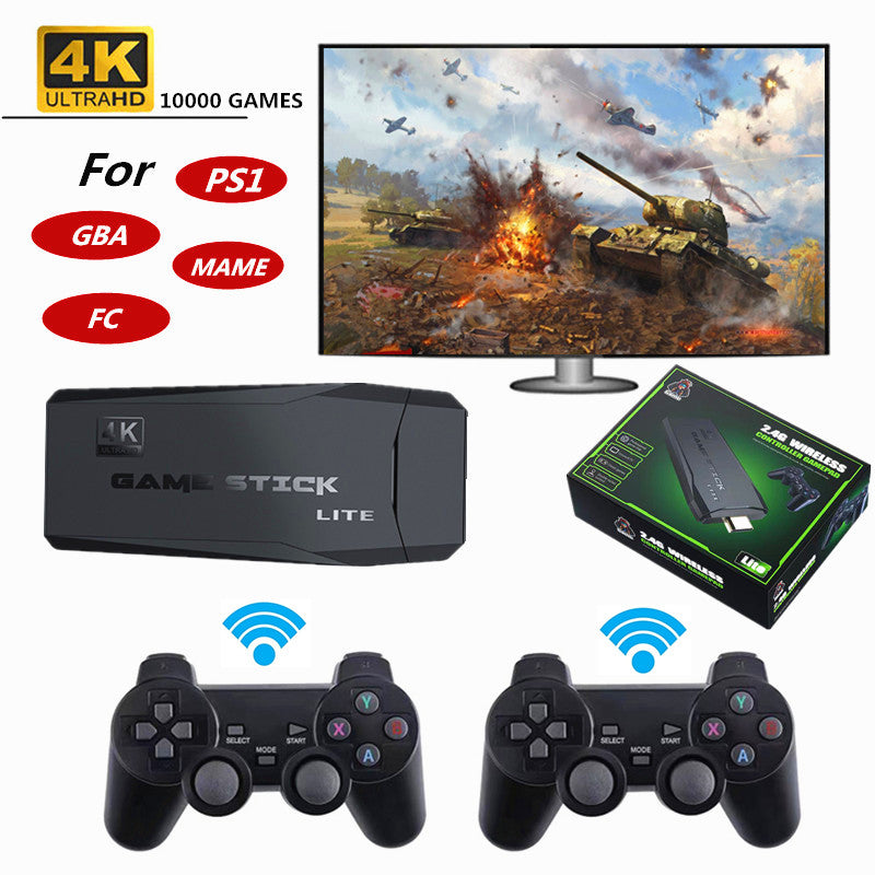 Console de Jeux TV Sans Fil (Game Stick 4K) : L'Expérience Rétro Ultime sur Grand Écran !