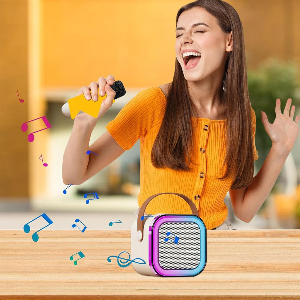 Pack Duo : Smart Watch & Haut-Parleur Karaoké (2 Micros) – العرض المثالي للعائلة!