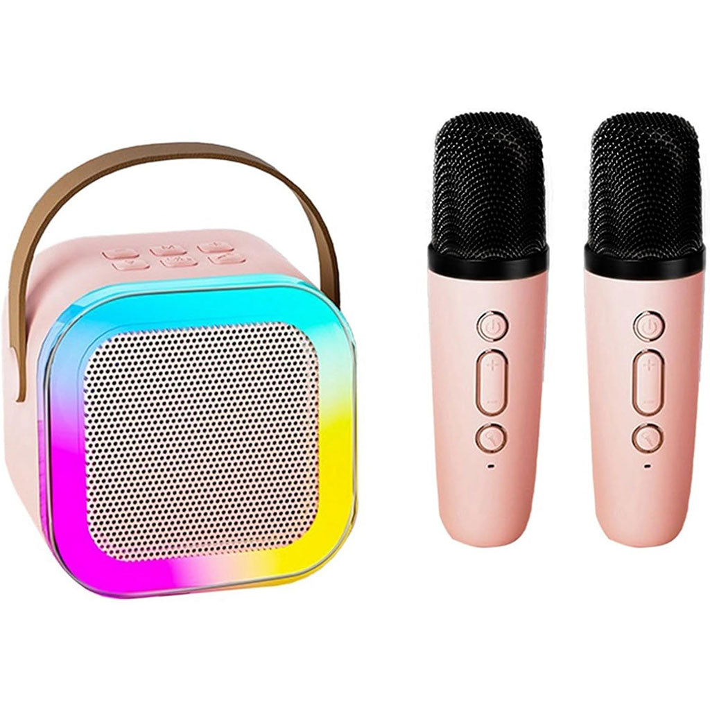 Pack Duo : Smart Watch & Haut-Parleur Karaoké (2 Micros) – العرض المثالي للعائلة!