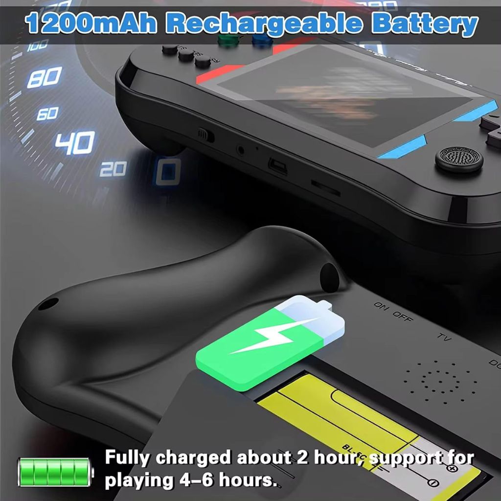 Console de Jeu Portable Rétro – Dual Player