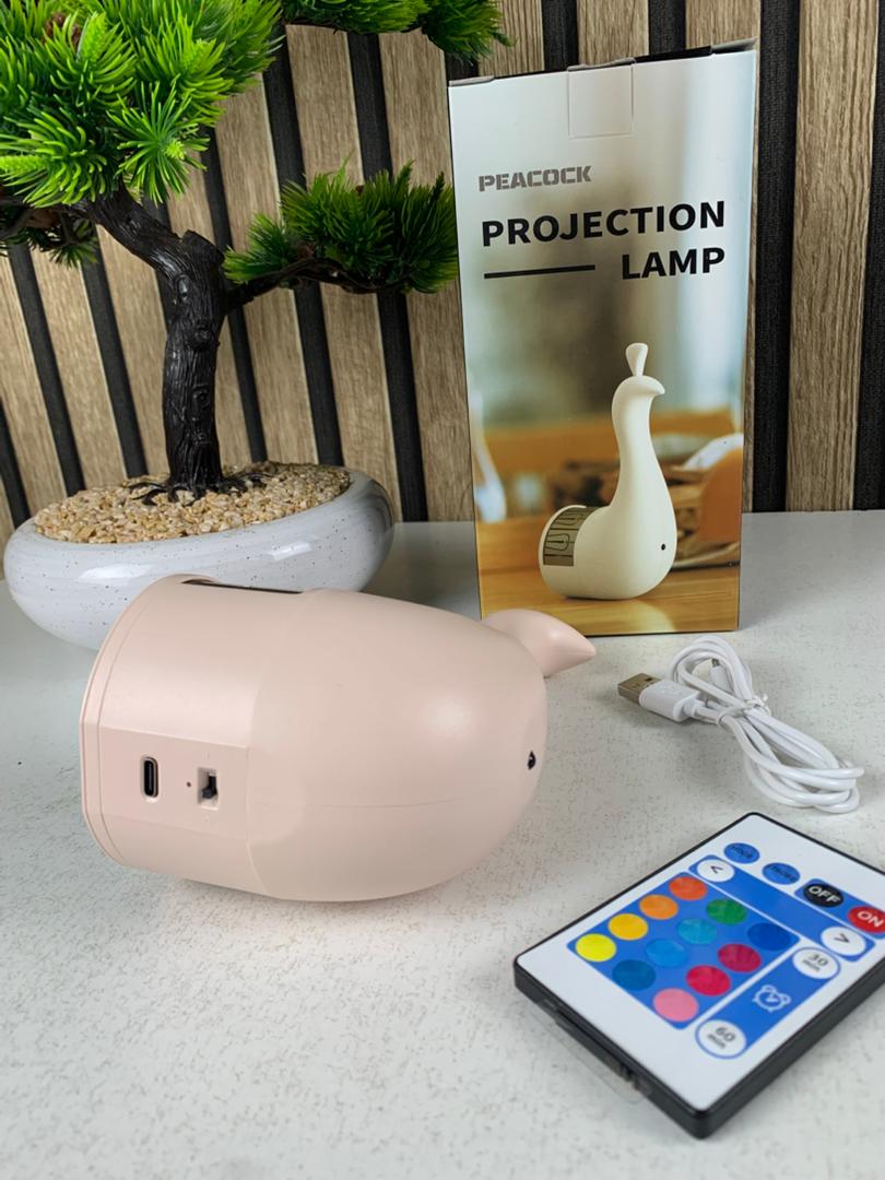 Lampe Projecteur Paon LED – Ambiance lumineuse élégante et apaisante