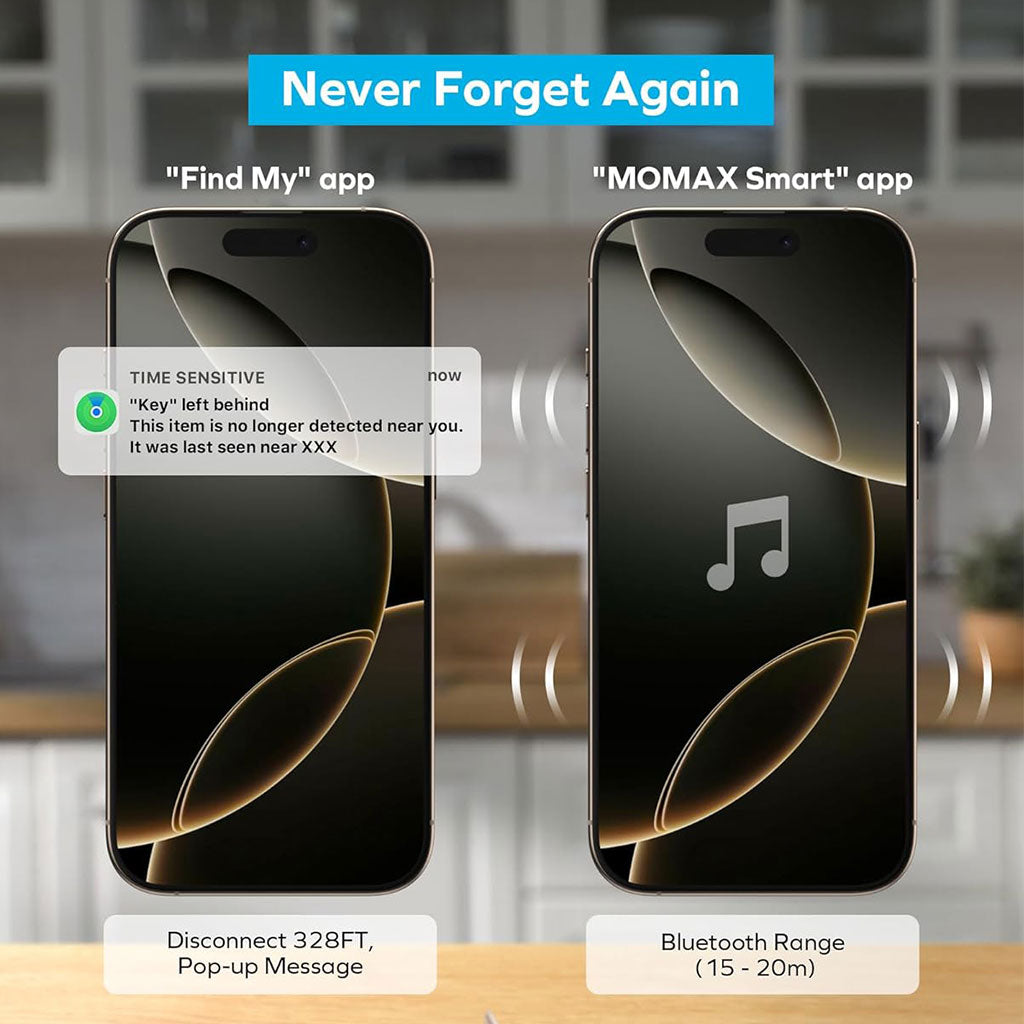 Momax Tracker Tag BR11 — Ne Perdez Plus Rien. جهاز تعقب ذكي يعمل مع Apple Find My
