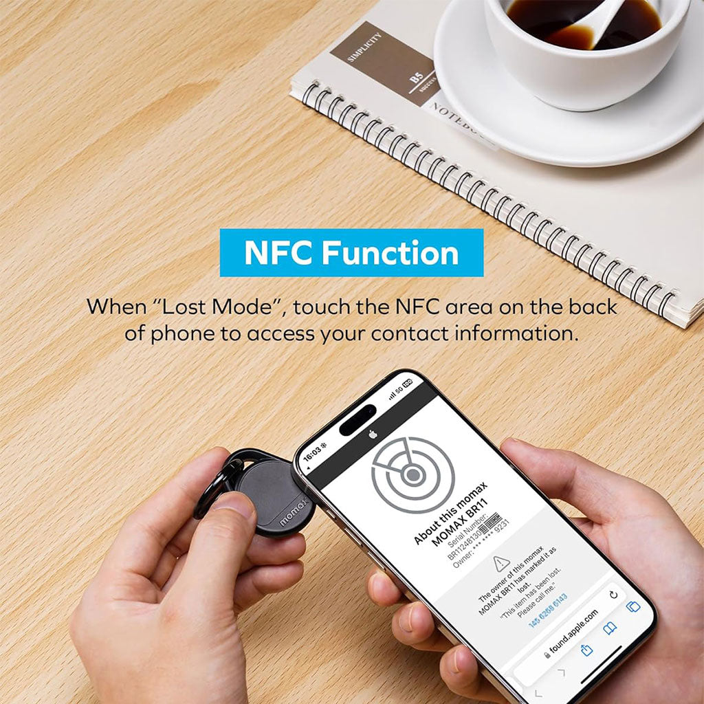 Momax Tracker Tag BR11 — Ne Perdez Plus Rien. جهاز تعقب ذكي يعمل مع Apple Find My