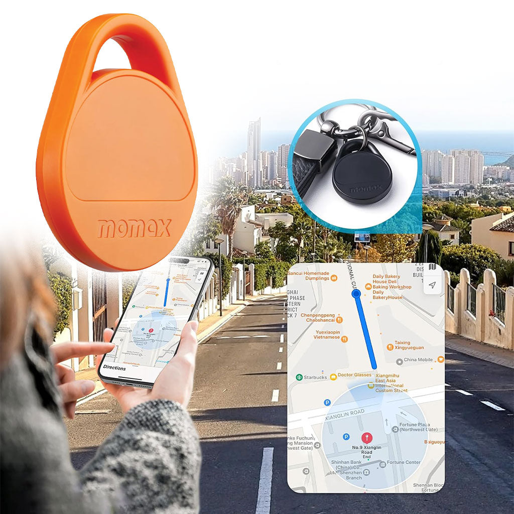 Momax Tracker Tag BR11 — Ne Perdez Plus Rien. جهاز تعقب ذكي يعمل مع Apple Find My
