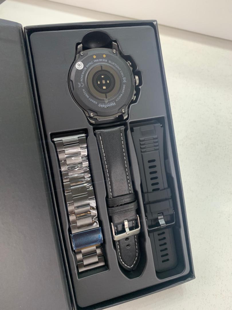 Haino Teko RW-60 Max Smartwatch Premium · Écran XL · Appels Bluetooth · 3 Bracelets inclus