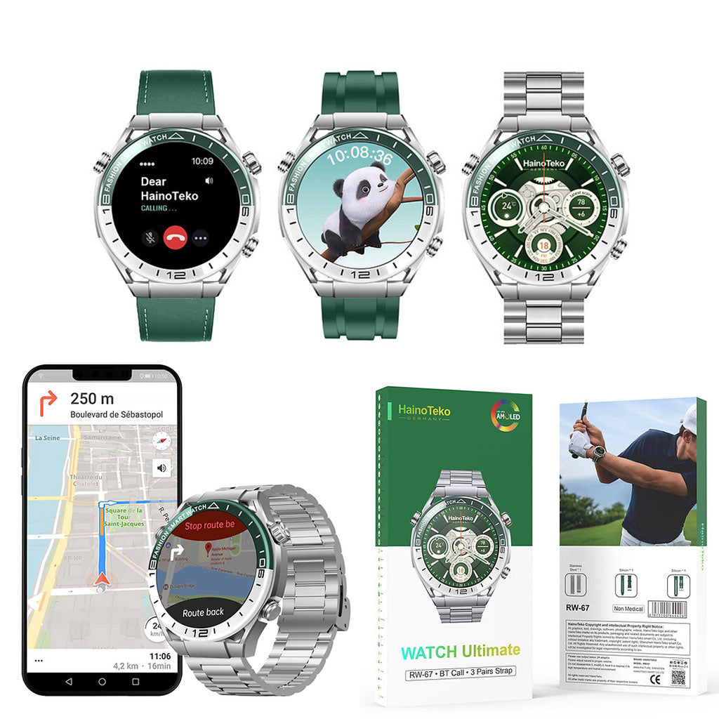 Montre Connectée HAINO TEKO RW67 — Intelligence & Style à Votre Poignet