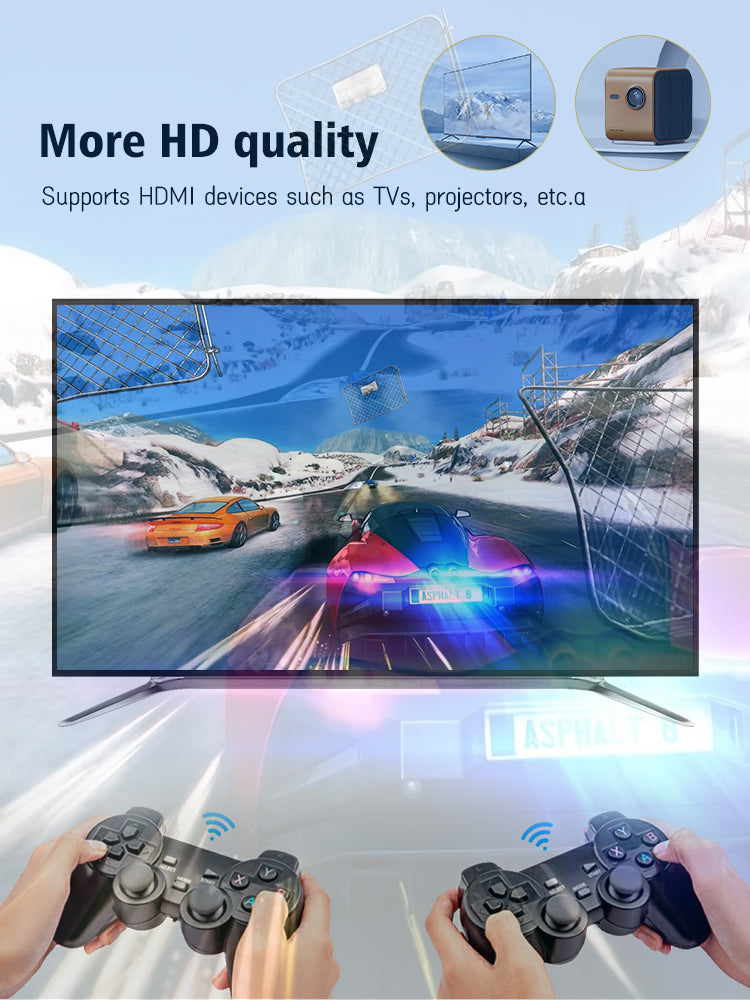 Console de Jeux TV Sans Fil (Game Stick 4K) : L'Expérience Rétro Ultime sur Grand Écran !