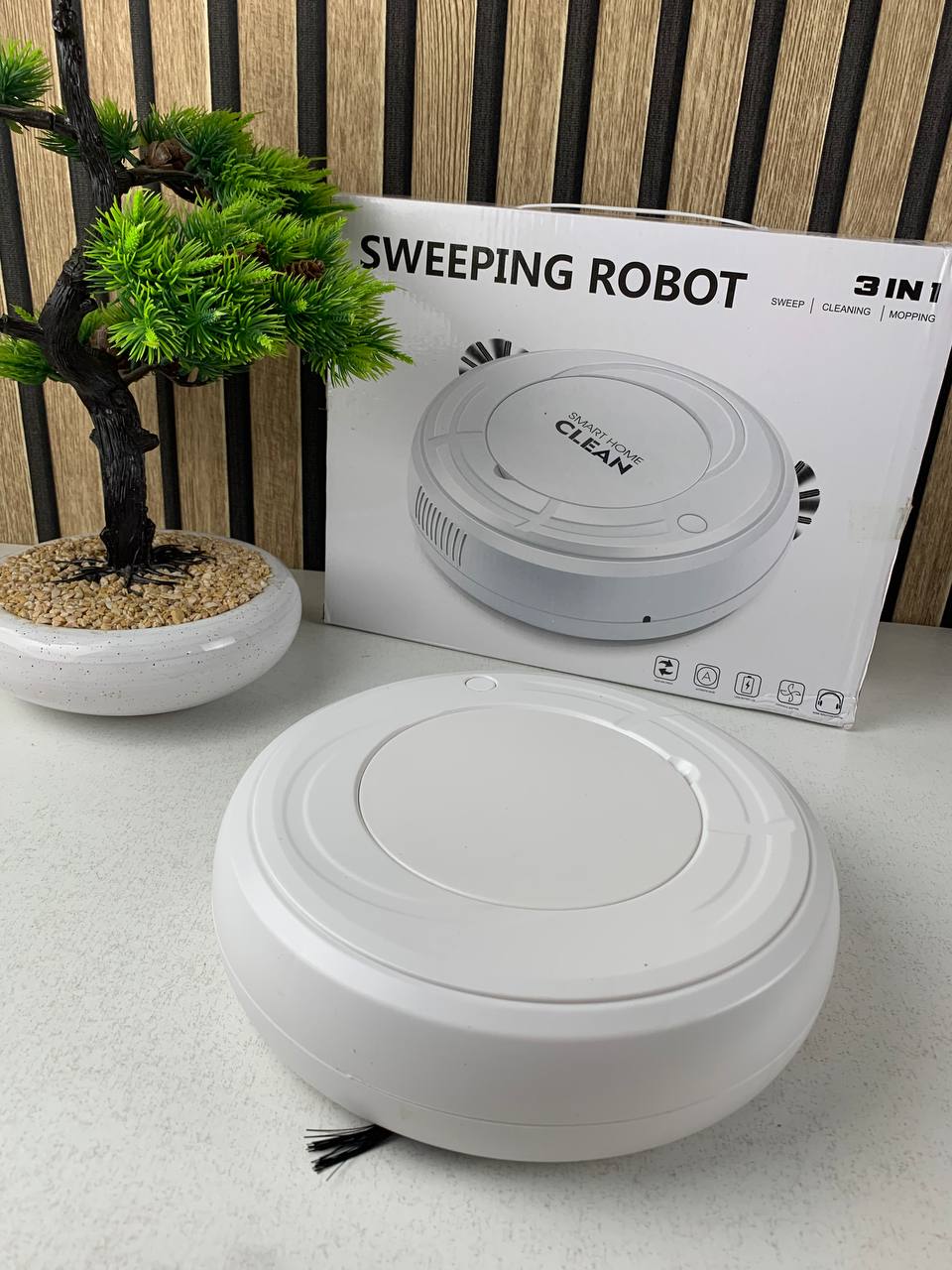 Robot Aspirateur  Smart Home Clean Ultra Silencieux Design Slim – روبوت تنظيف الأرضيات