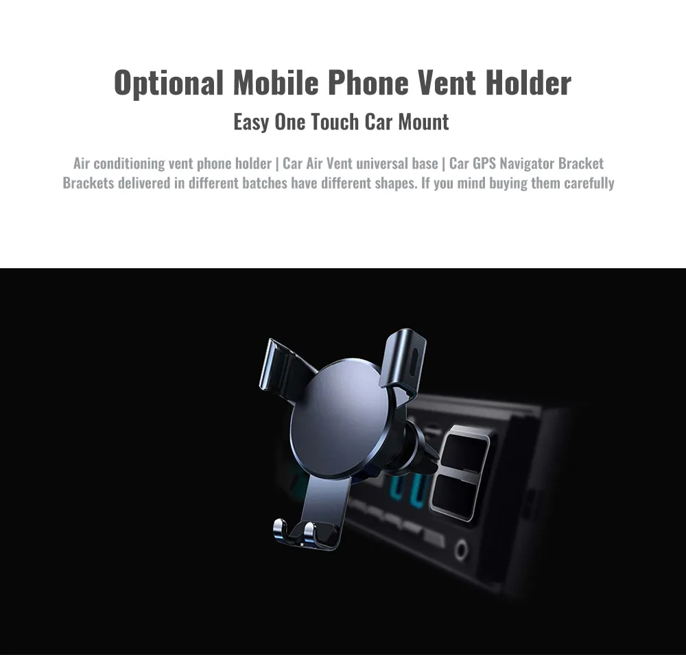 Récepteur Stéréo Voiture Bluetooth 60W – VOITURE BT avec Écran LCD et Carte SD