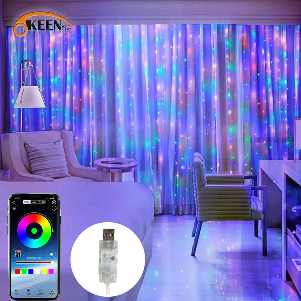 Guirlande LED RGB 10M — Déco Lumineuse Multicolore