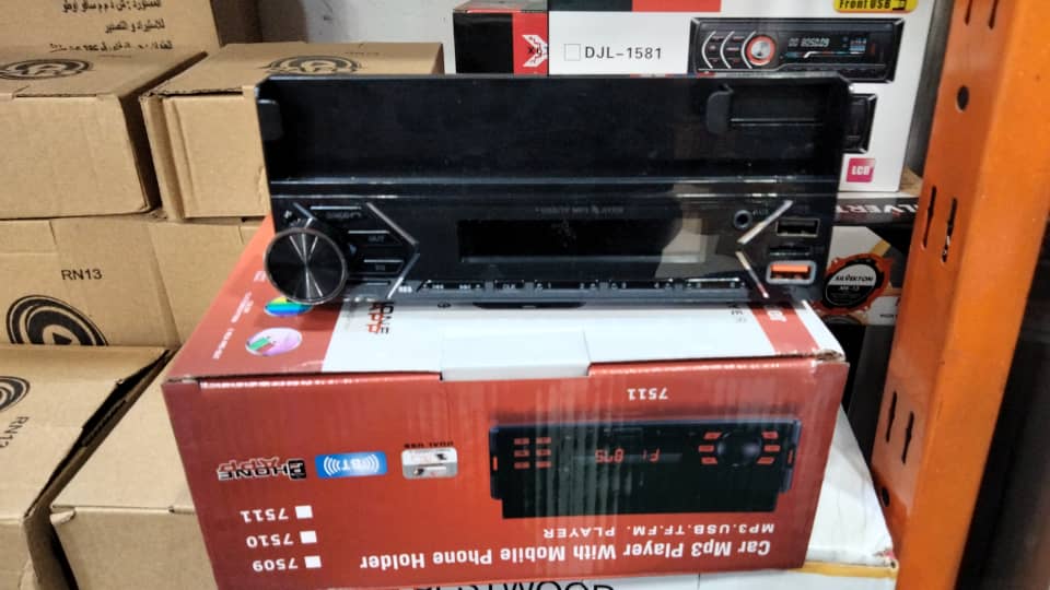 Lecteur MP3 & Radio Voiture STC MP3-7509 – Bluetooth, USB, FM, Charge Rapide et Éclairage RGB