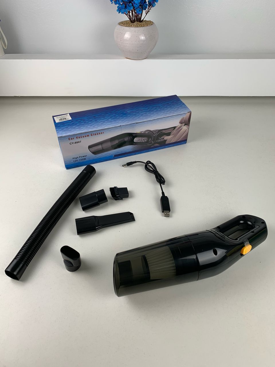 Aspirateur de Voiture Sans Fil 10000PA Rechargeable – مكنسة كهربائية لاسلكية