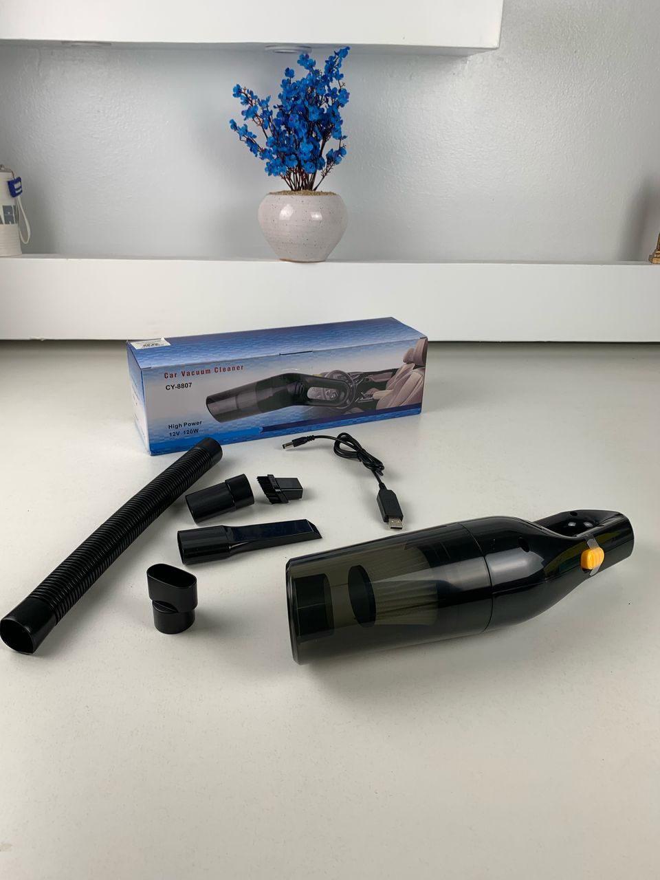 Aspirateur de Voiture Sans Fil 10000PA Rechargeable – مكنسة كهربائية لاسلكية