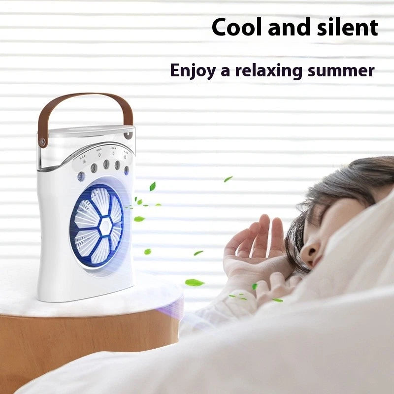 Ventilateur Brumisateur de Bureau Portable USB avec Éclairage – Votre Oasis de Fraîcheur Partout en Algérie