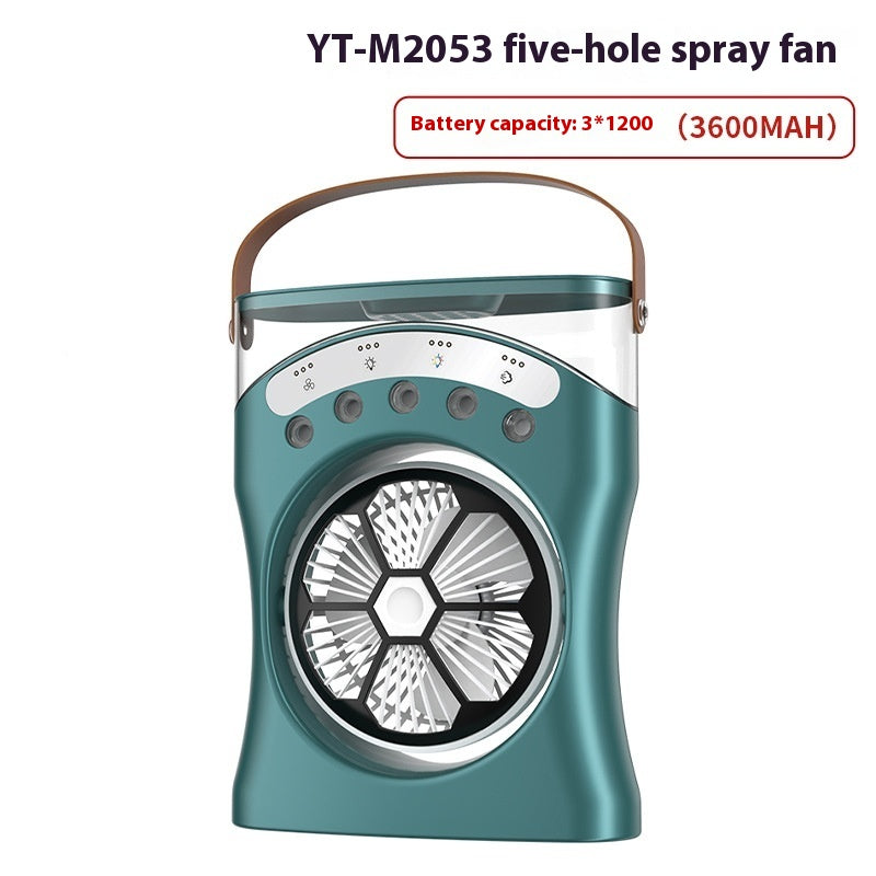 Ventilateur Brumisateur de Bureau Portable USB avec Éclairage – Votre Oasis de Fraîcheur Partout en Algérie