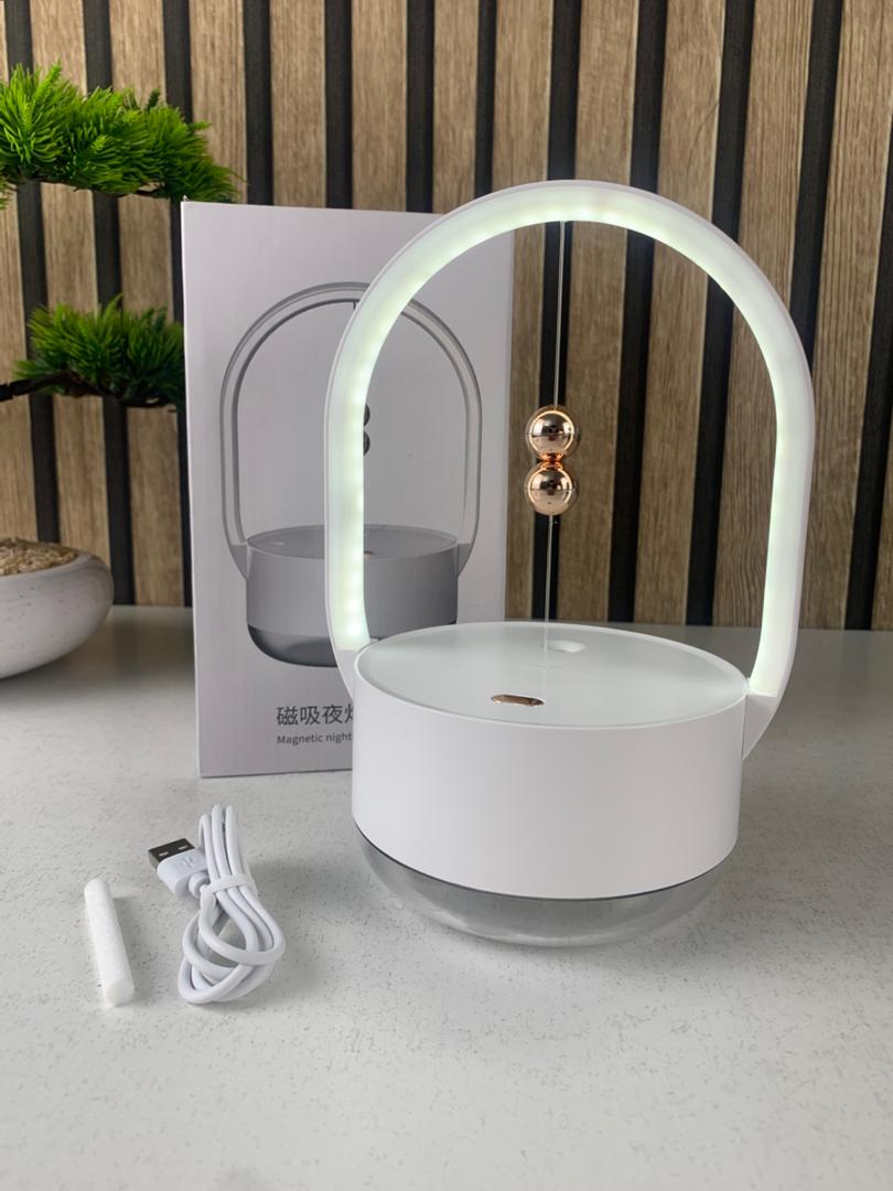 Humidificateur Design & Veilleuse LED 2-en-1 – Ambiance Zen et Air Pur 🌙✨
