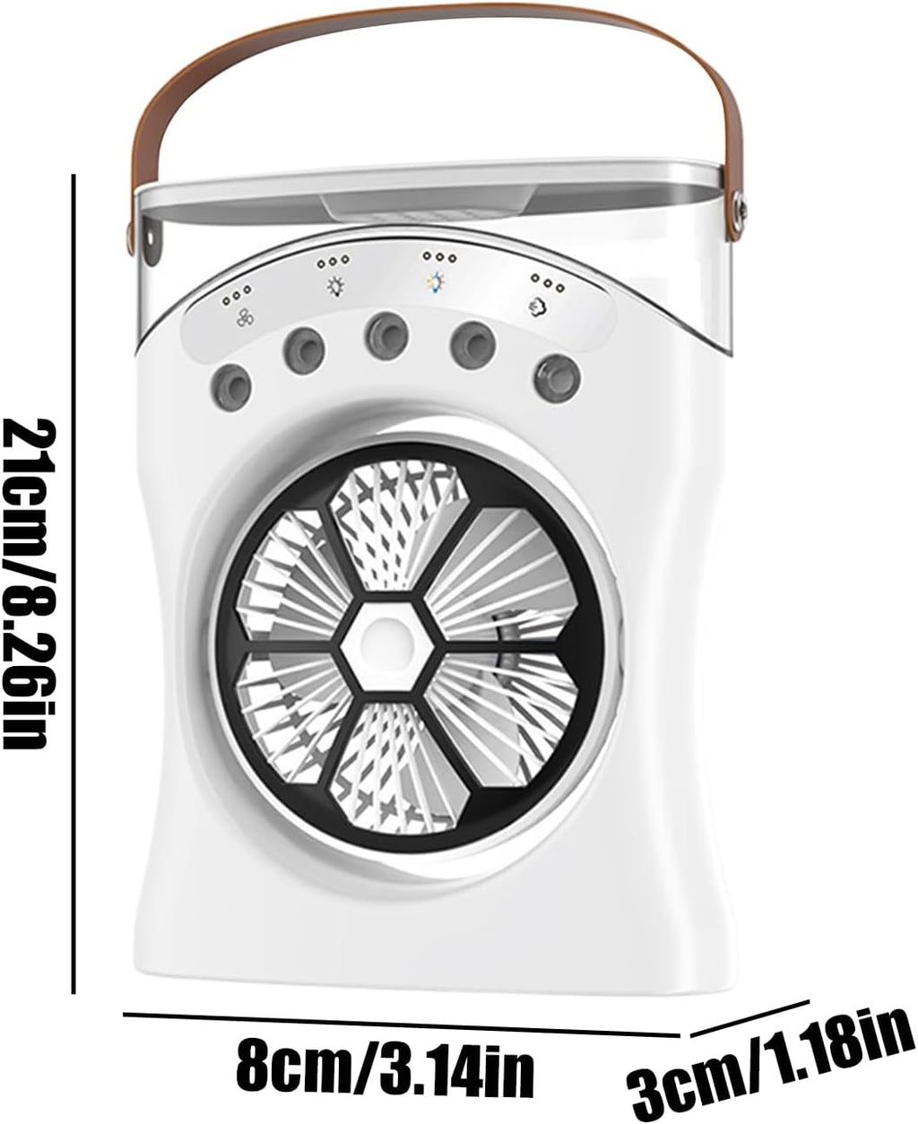 Ventilateur Brumisateur de Bureau Portable USB avec Éclairage – Votre Oasis de Fraîcheur Partout en Algérie