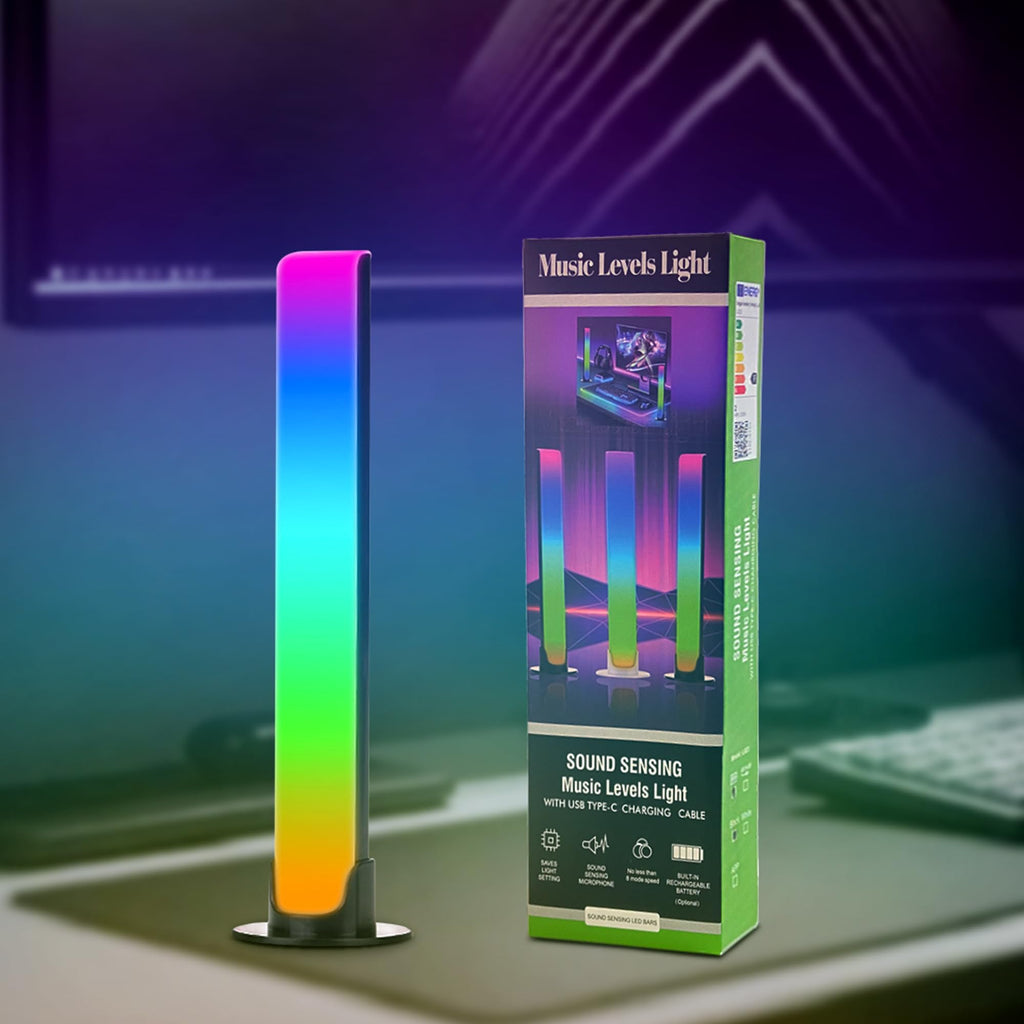 Barre LED RGB – Son & Lumière, l'Ambiance Parfaite (Pack 2 Pièces)