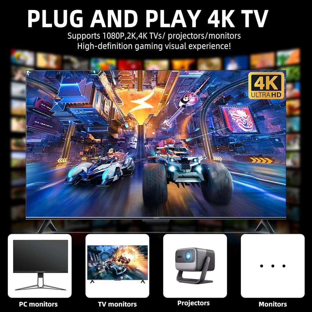 Ultra HD TV Box & Game Console 2 manette + 30 000 jeux intégrés !!