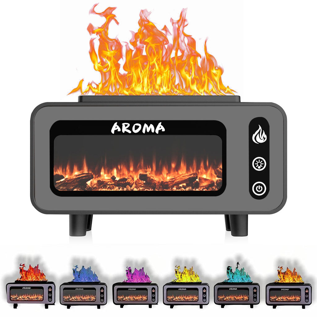 Diffuseur d'Huiles Essentielles à Effet Flamme AROMA
– Humidificateur 2-en-1