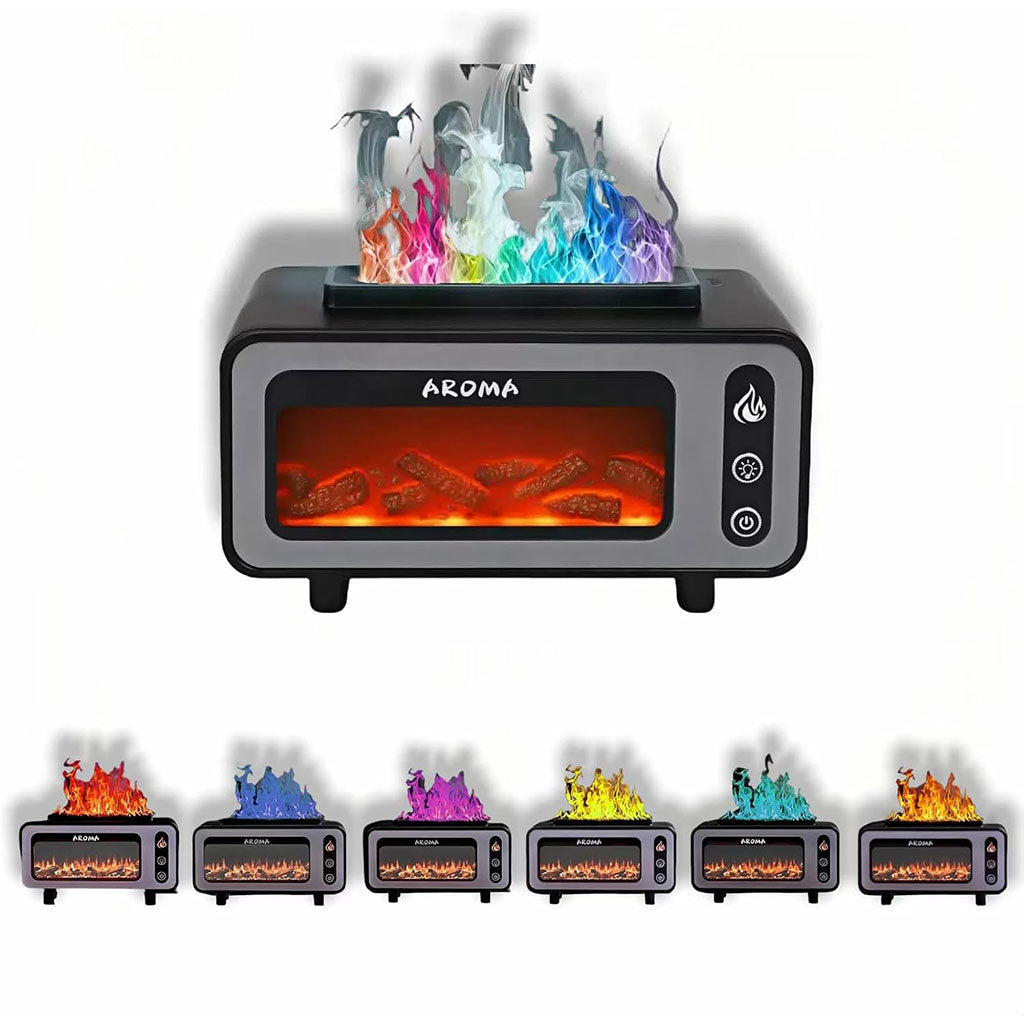 Diffuseur d'Huiles Essentielles à Effet Flamme AROMA
– Humidificateur 2-en-1