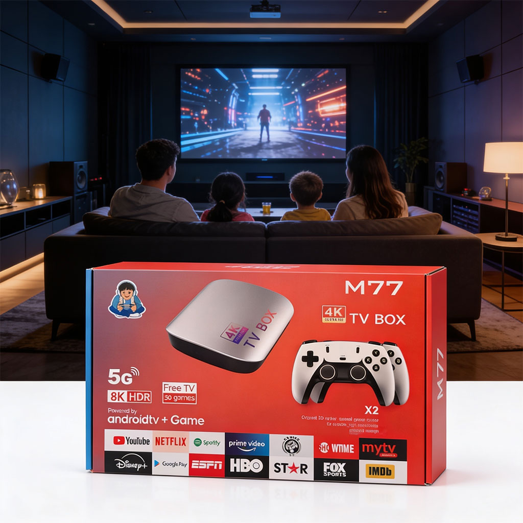 Ultra HD TV Box & Game Console 2 manette + 30 000 jeux intégrés !!
