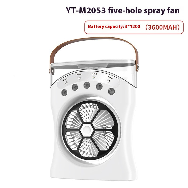 Ventilateur Brumisateur de Bureau Portable USB avec Éclairage – Votre Oasis de Fraîcheur Partout en Algérie