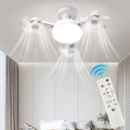 Plafonnier Ventilateur LED Drone Connecté | Culot E27 – Éclairage Dimmable et Fraîcheur Instantanée