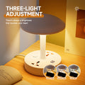 Multiprise 2500W avec Lampe de Bureau LED — 3 Couleurs & 2 Ports USB