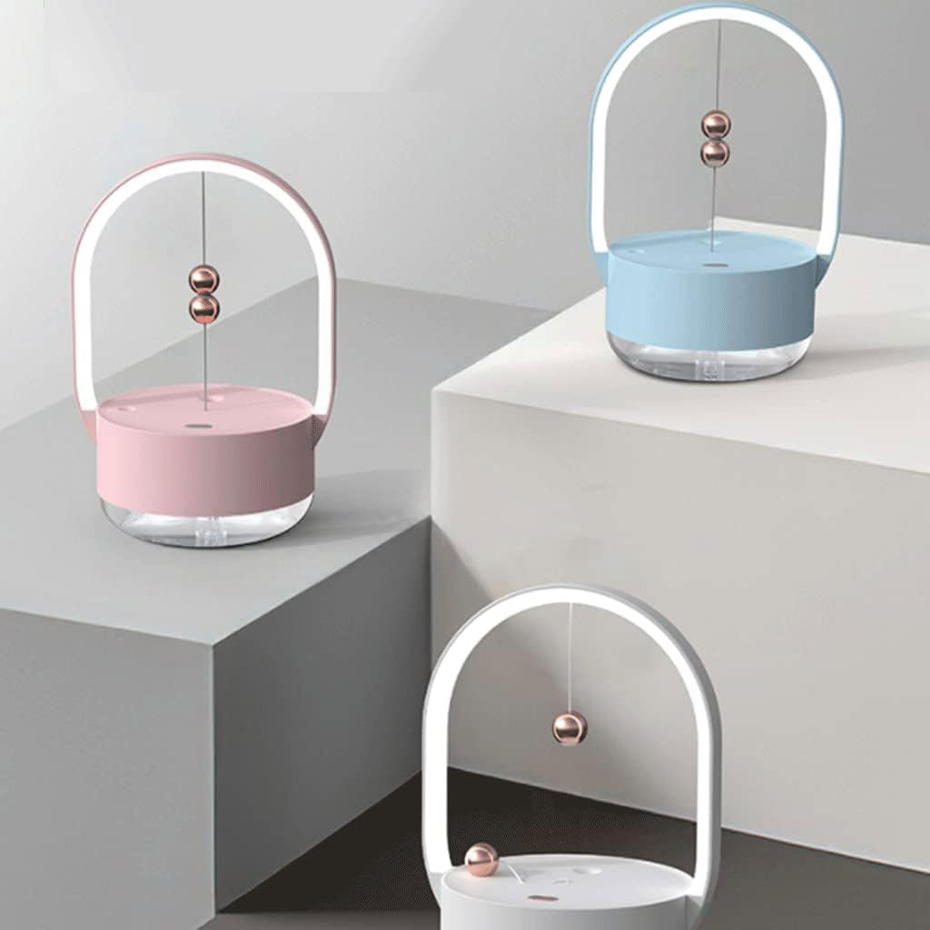 Humidificateur Design & Veilleuse LED 2-en-1 – Ambiance Zen et Air Pur 🌙✨