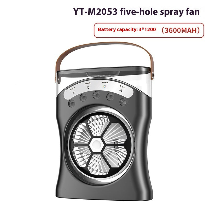 Ventilateur Brumisateur de Bureau Portable USB avec Éclairage – Votre Oasis de Fraîcheur Partout en Algérie