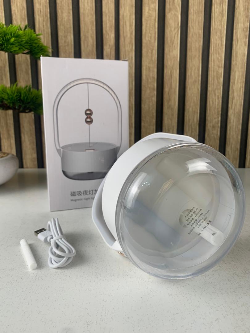 Humidificateur Design & Veilleuse LED 2-en-1 – Ambiance Zen et Air Pur 🌙✨