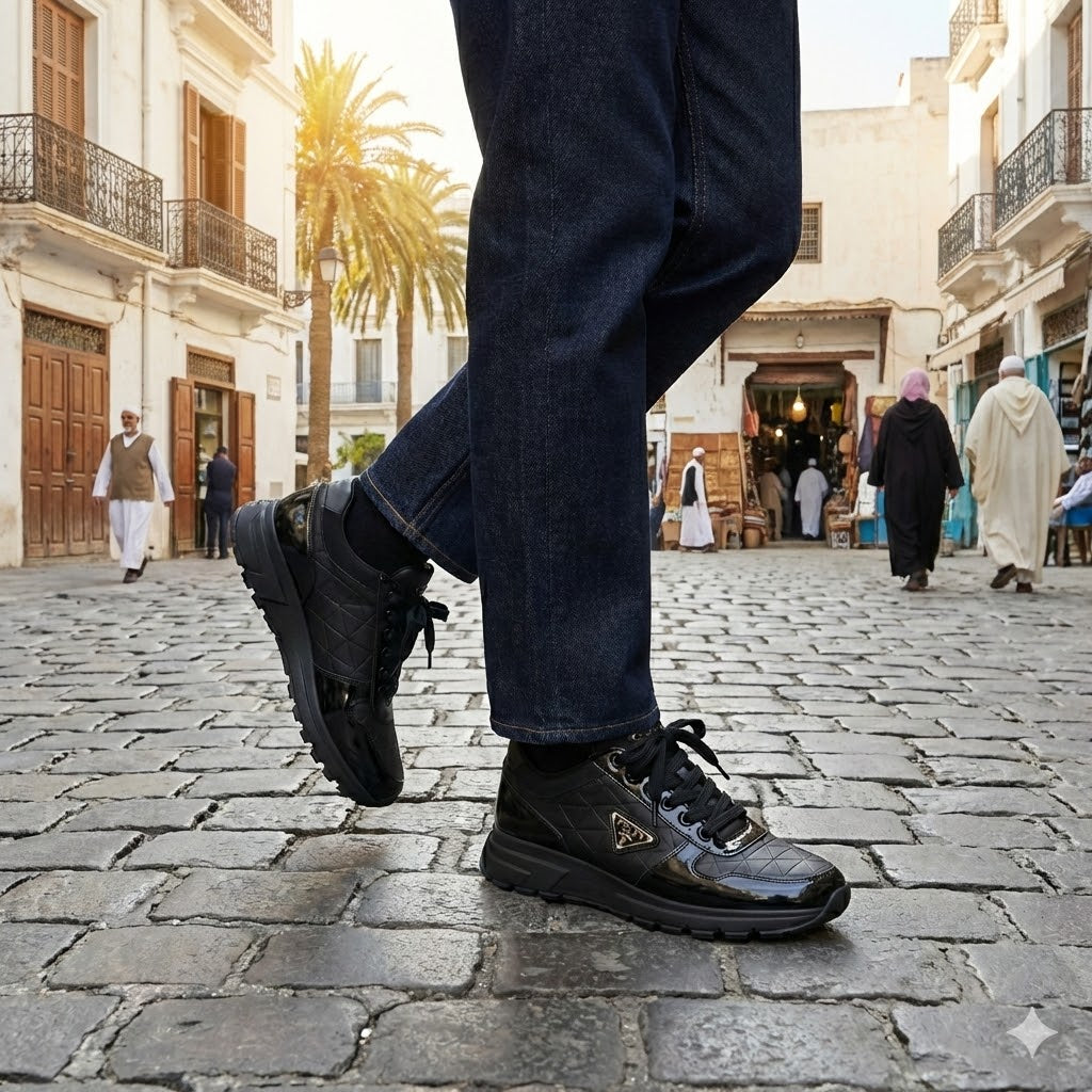Sneakers Prada "Édition Nuit" – L'Exclusivité à vos Pieds